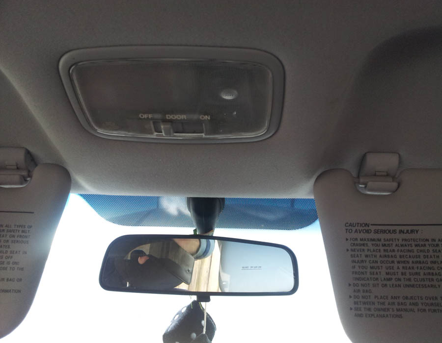 Kia Rio LX CRDI rear-view-mirror